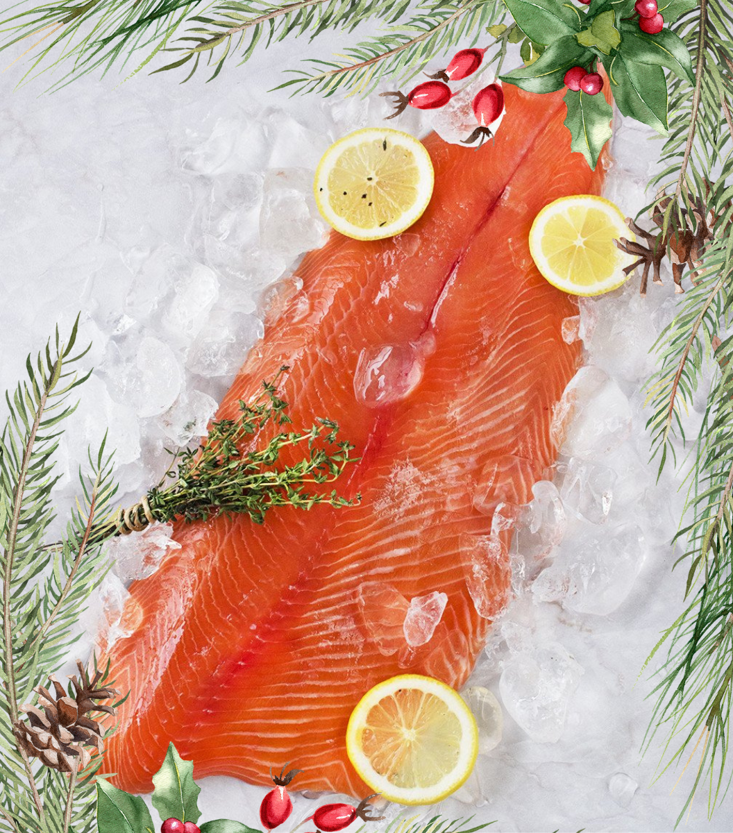 *FRESH* Salmon Whole Side Skin-On, 0.8kg-0.99kg