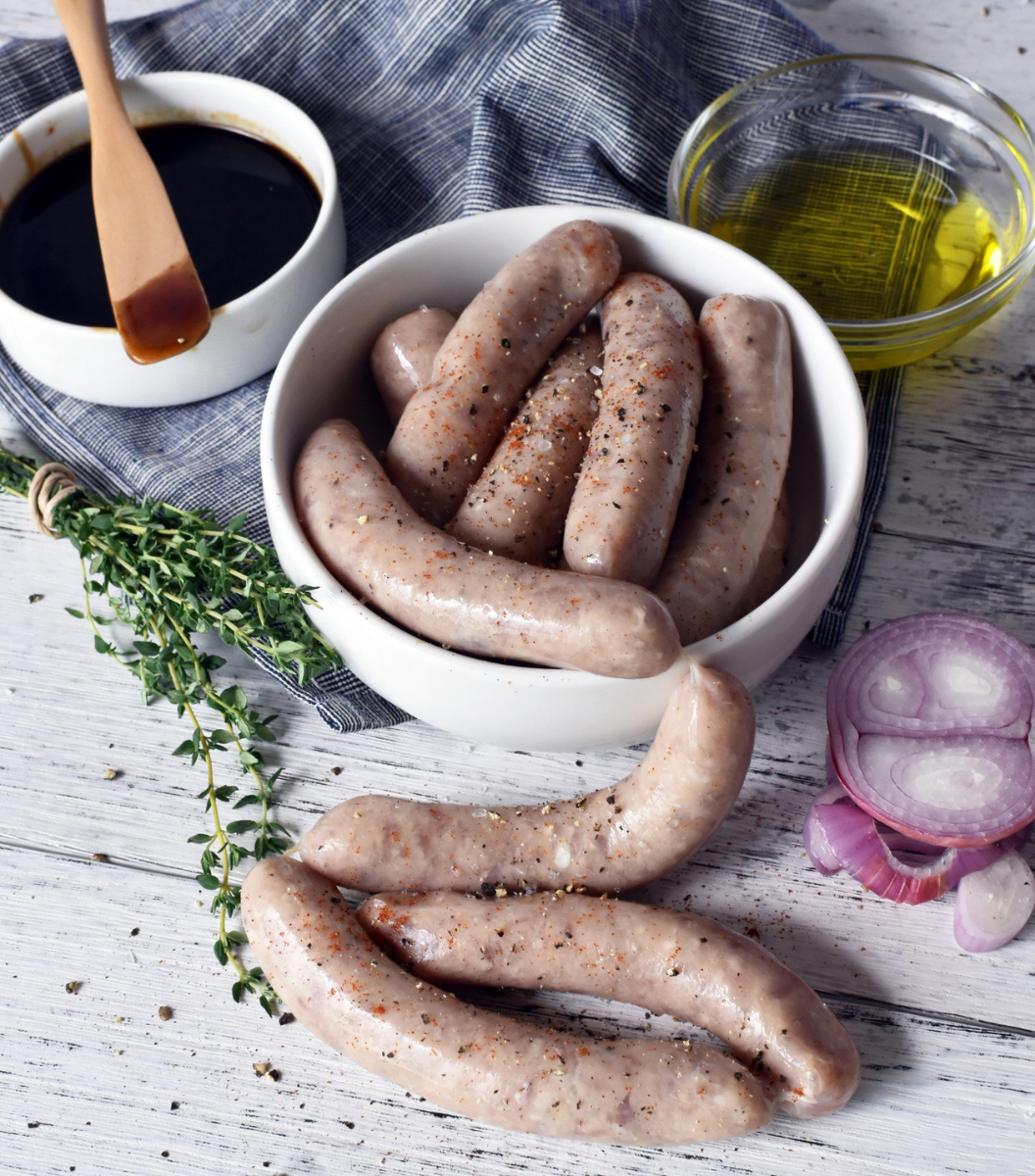 Wicks Manor English Cumberland Pork Sausages (Gluten free) | Sasha's Fine Foods Online Grocery Store in Singapore 