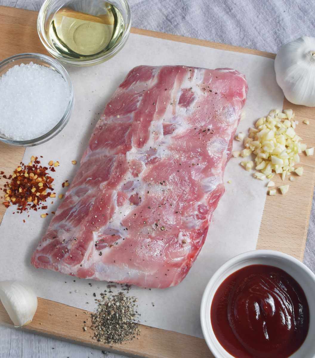 Wicks Manor Baby Back Loin Ribs | Online grocer Sasha's Fine Foods in Singapore