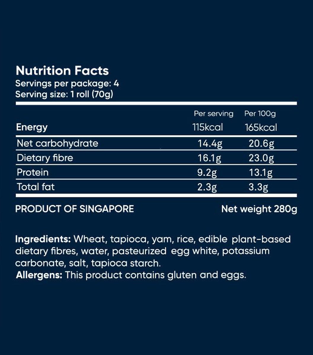 UPGRAIN® Mee Kia ingredient list  | Sasha's Fine Foods Online Grocery Store in Singapore